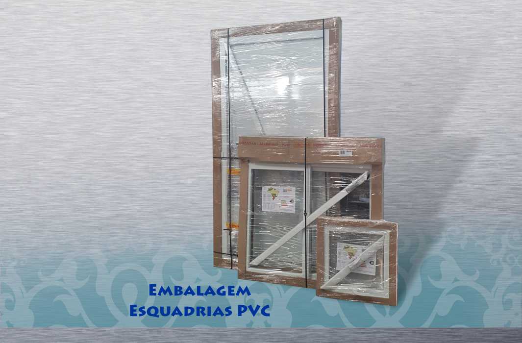 Embalagem esquadrias pvc