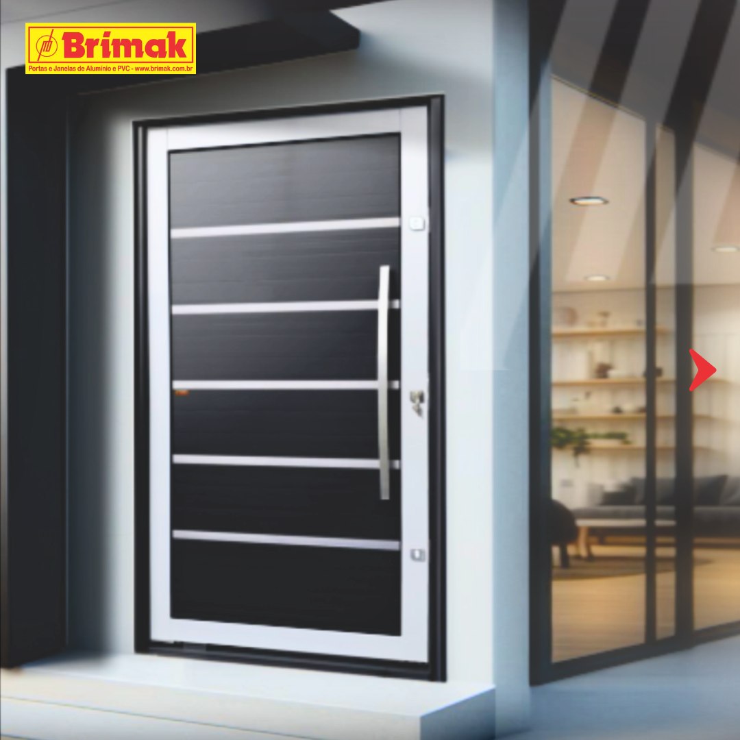 Porta Pivotante Mix PRETA