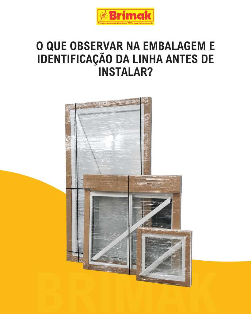 Embalagem de esquadrias, saiba tudo