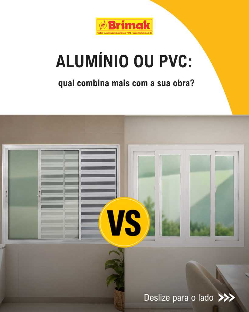 Esquadrias de Alumínio x Esquadrias de PVC