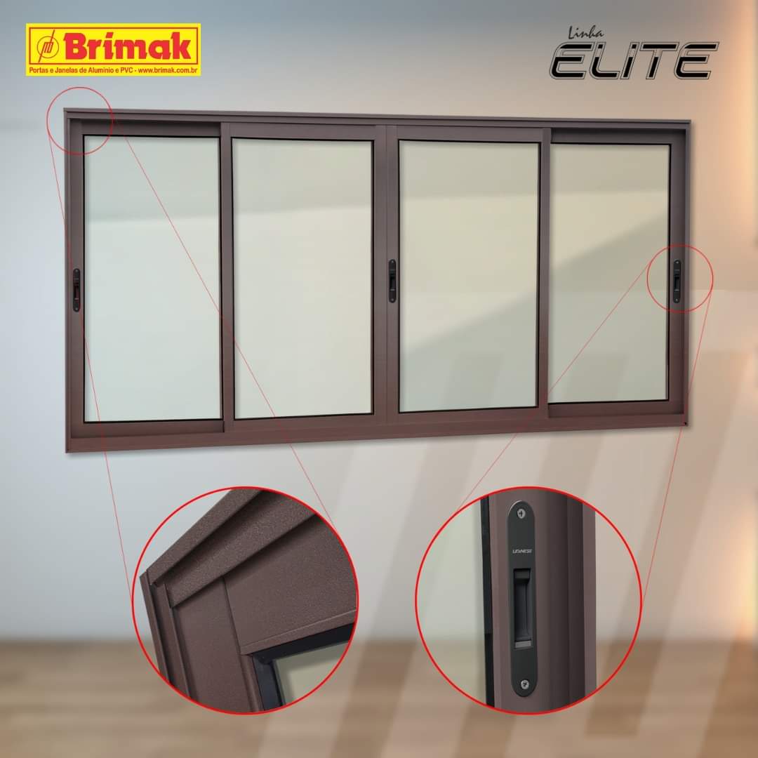 Nova Janela 4 Folhas linha Elite
