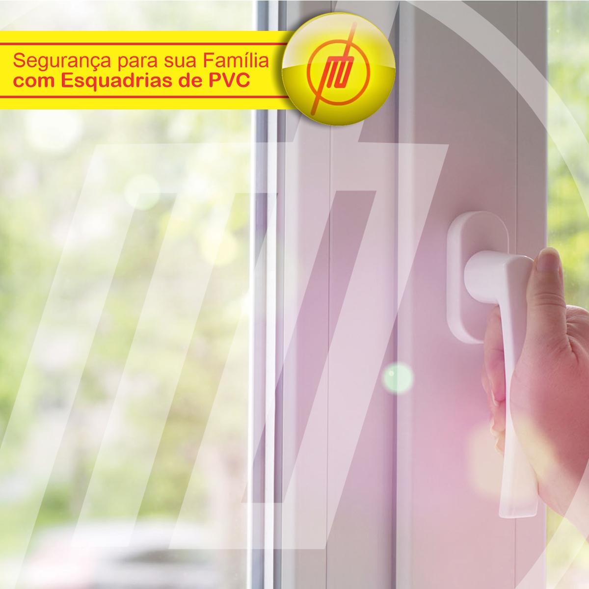 segurança com portas e janelas de PVC!
