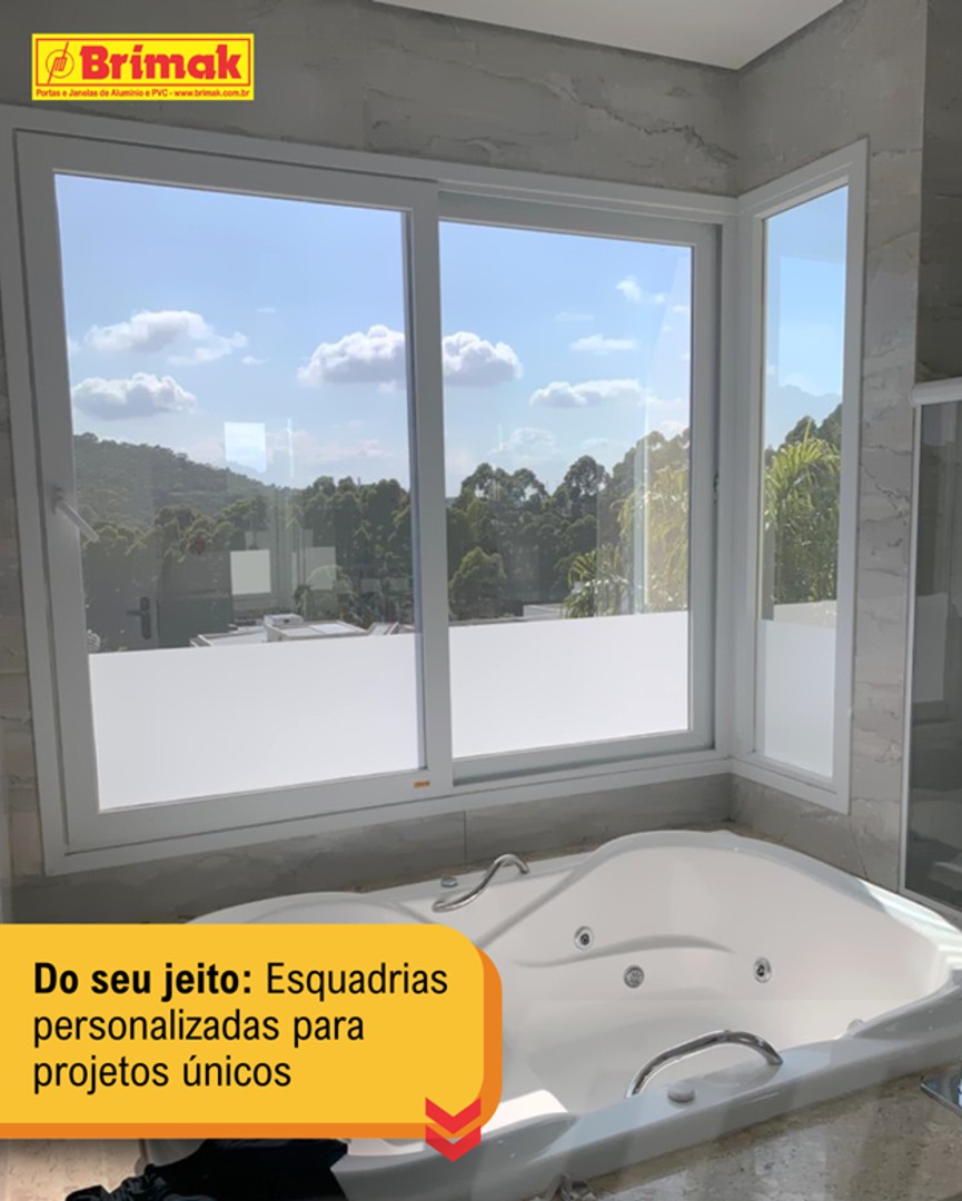 Personalize suas esquadrias com a Brimak