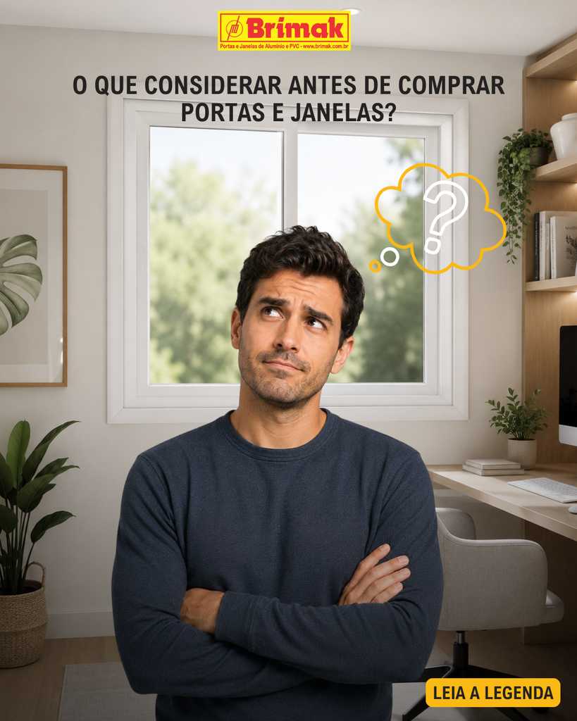O que considerar antes de escolher Portas e Janelas