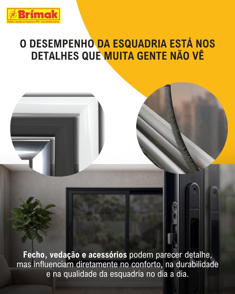 Desempenho e  qualidade em esquadrias