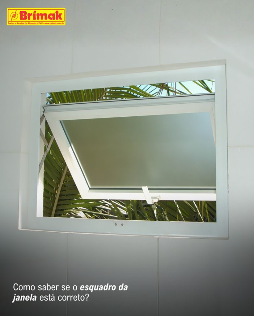 Sabe como conferir o esquadro de uma Janelas ?