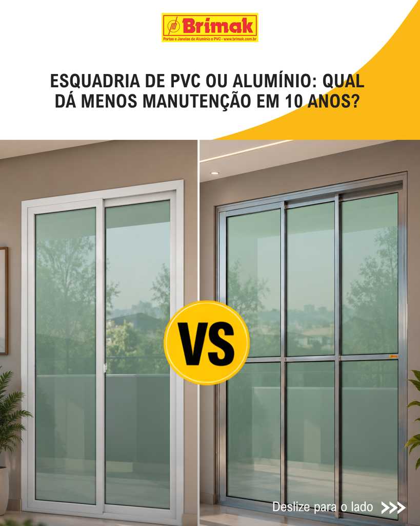 Esquadria de PVC ou Alumínio ?