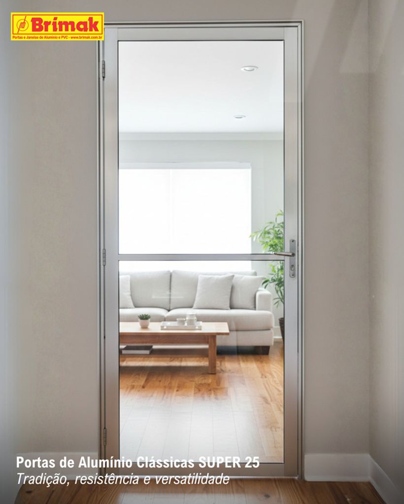 Portas de Alumínio Clássicas UPER 25
