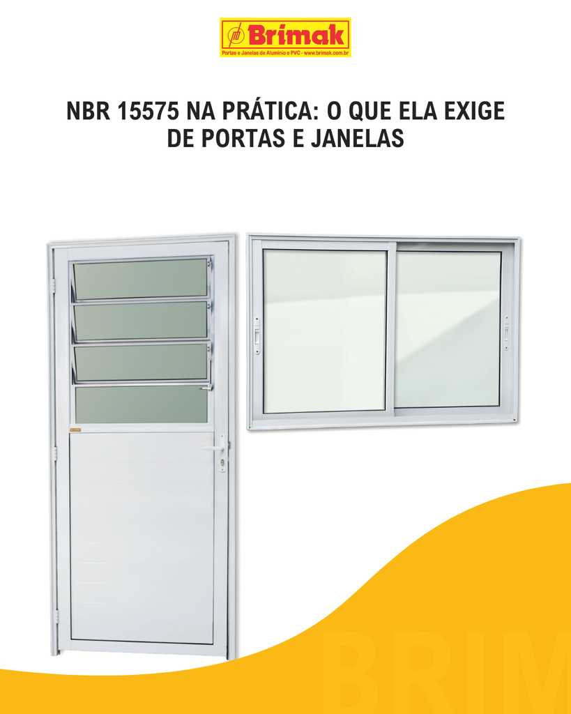 O Que a NBR 15575 Diz ?