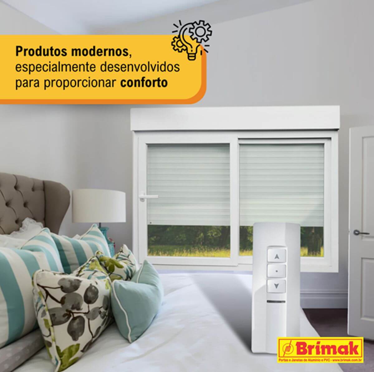 Janela Integrada PVC com Control Remoto