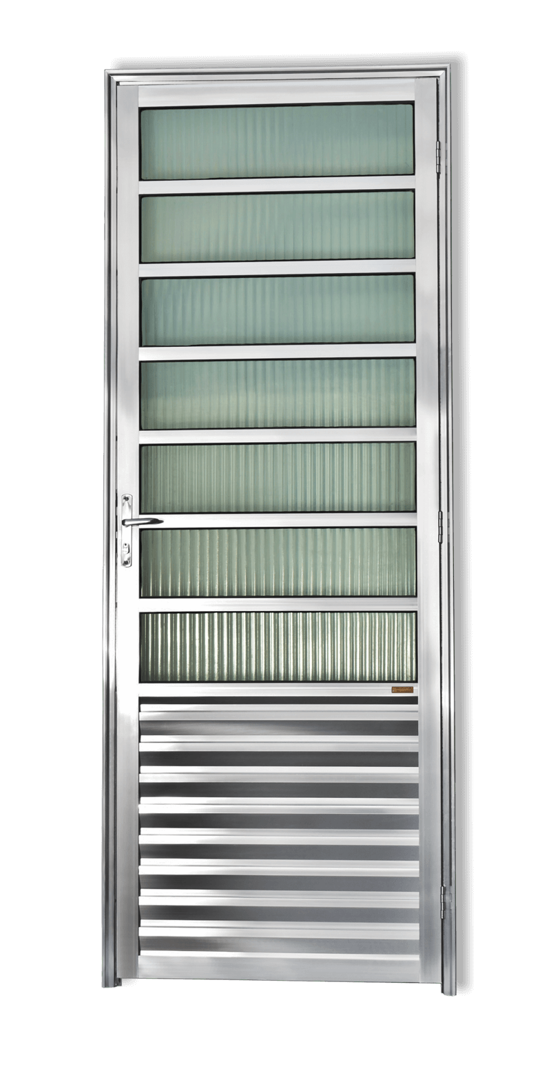 Porta de Alumínio Cozinha Linha L-25 