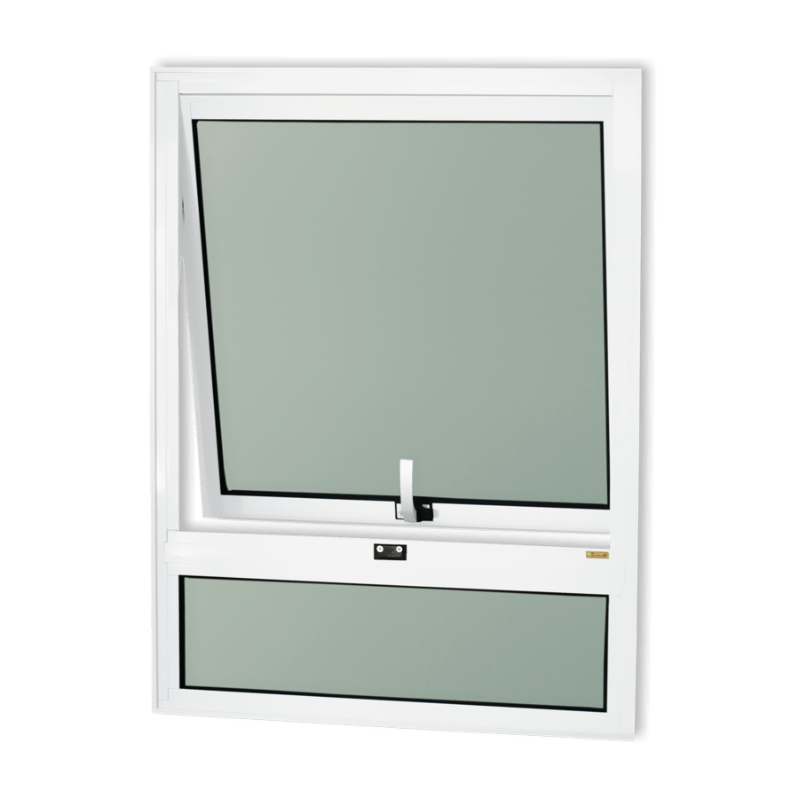 Maxim-ar de Alumínio com Bandeira Confort Branco