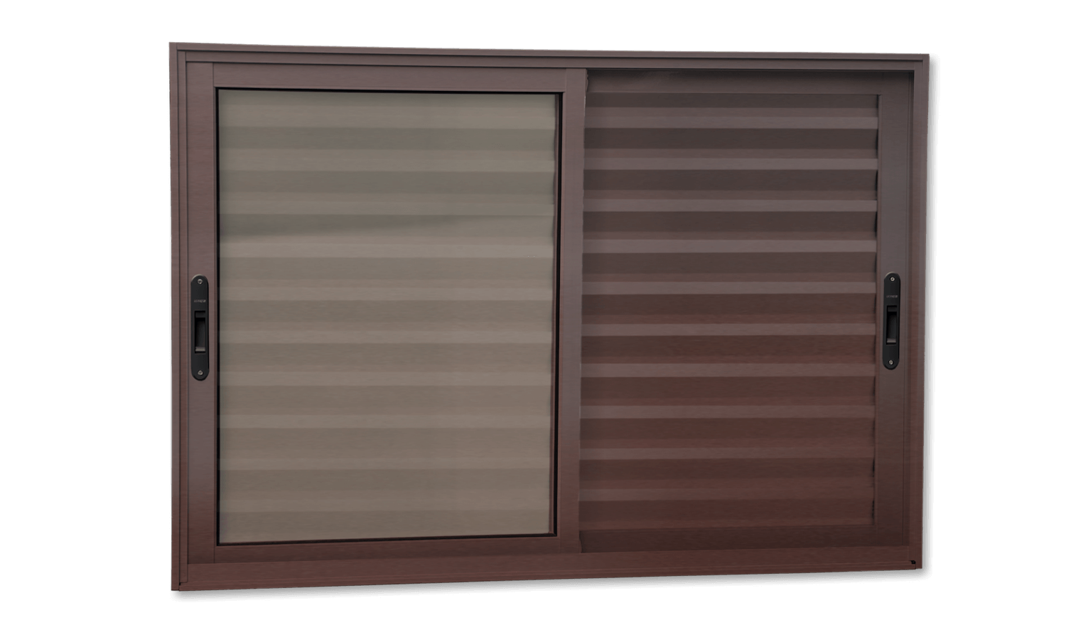 Veneziana de Alumínio 3 Folhas Elite Corten