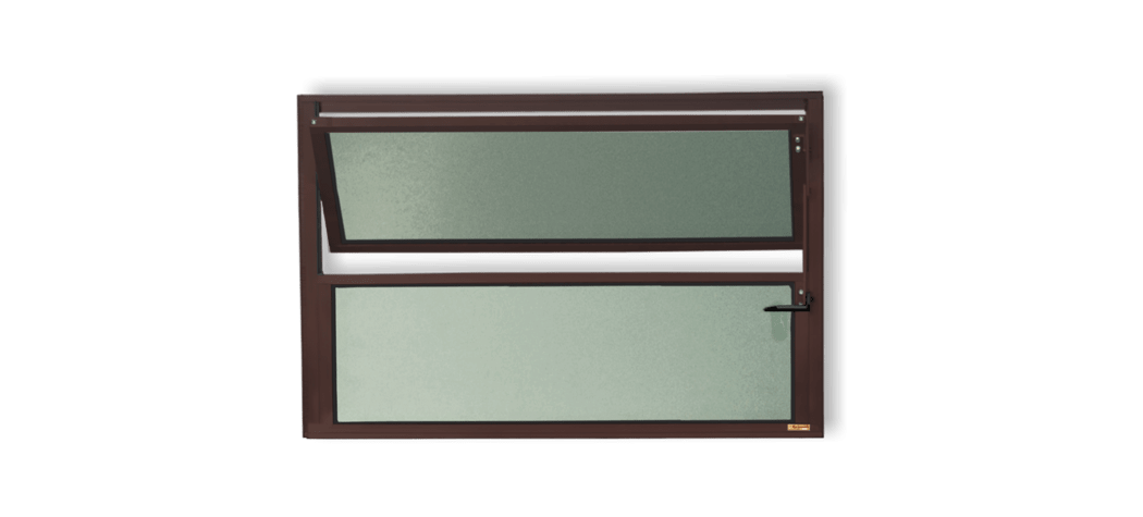 Basculante de Alumínio Plus 1 seção (1F+1M) corten