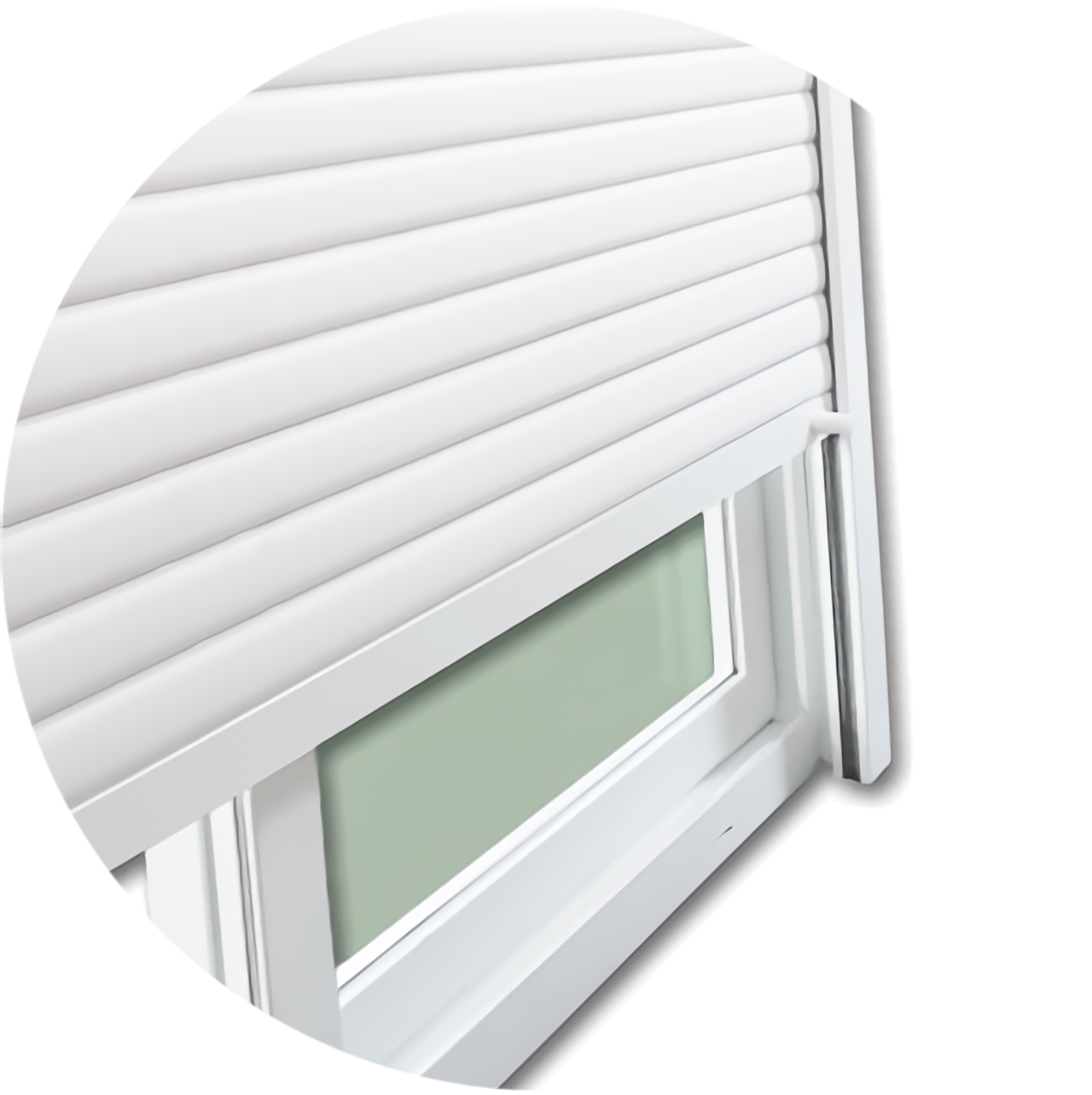 detalhe da persiana integrada