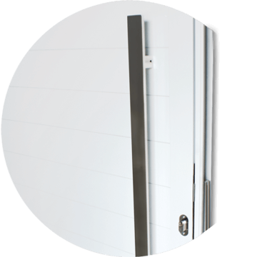 detalhe do puxador milão da porta super 25