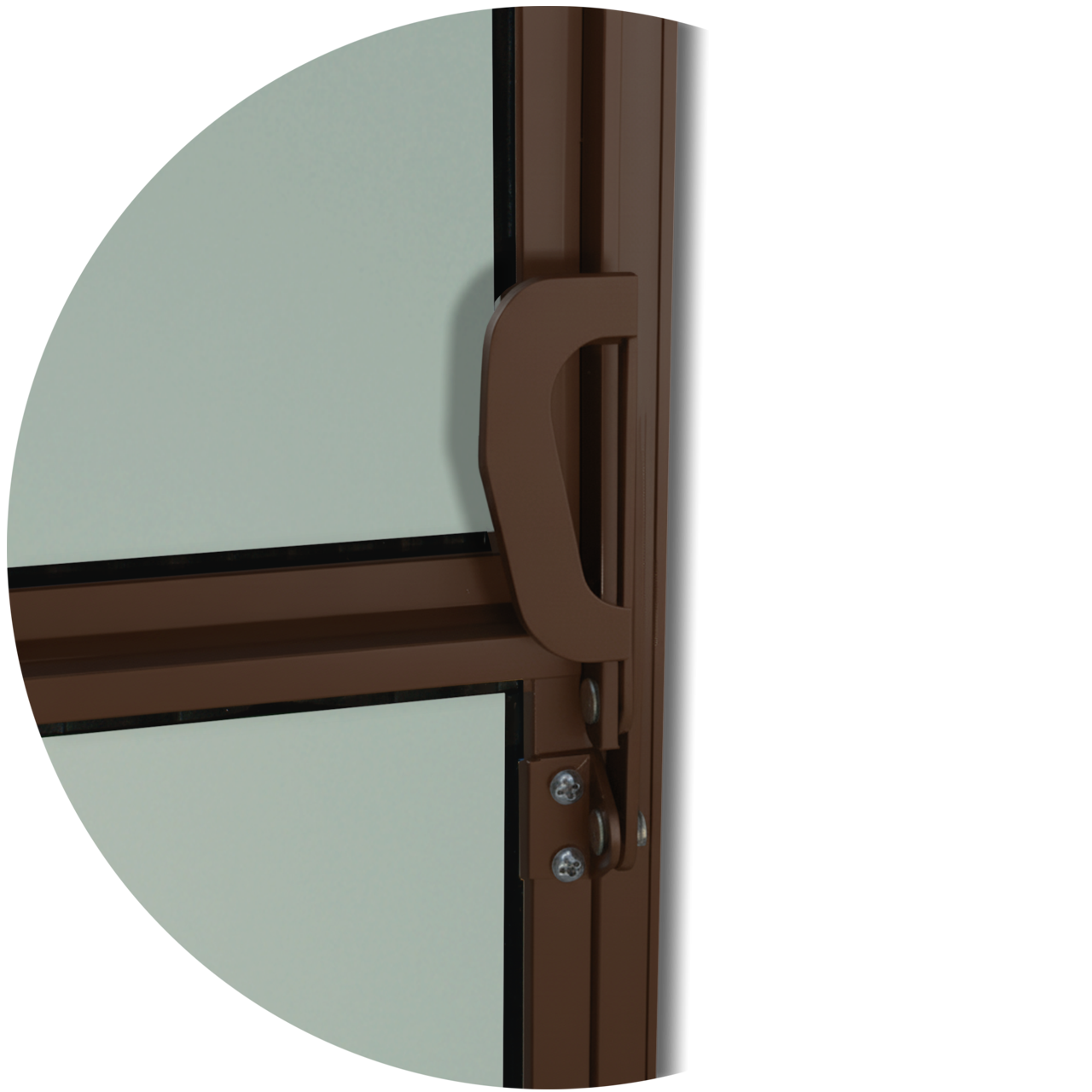 Basculante de Alumínio Plus 1 seção (1F+1M) corten