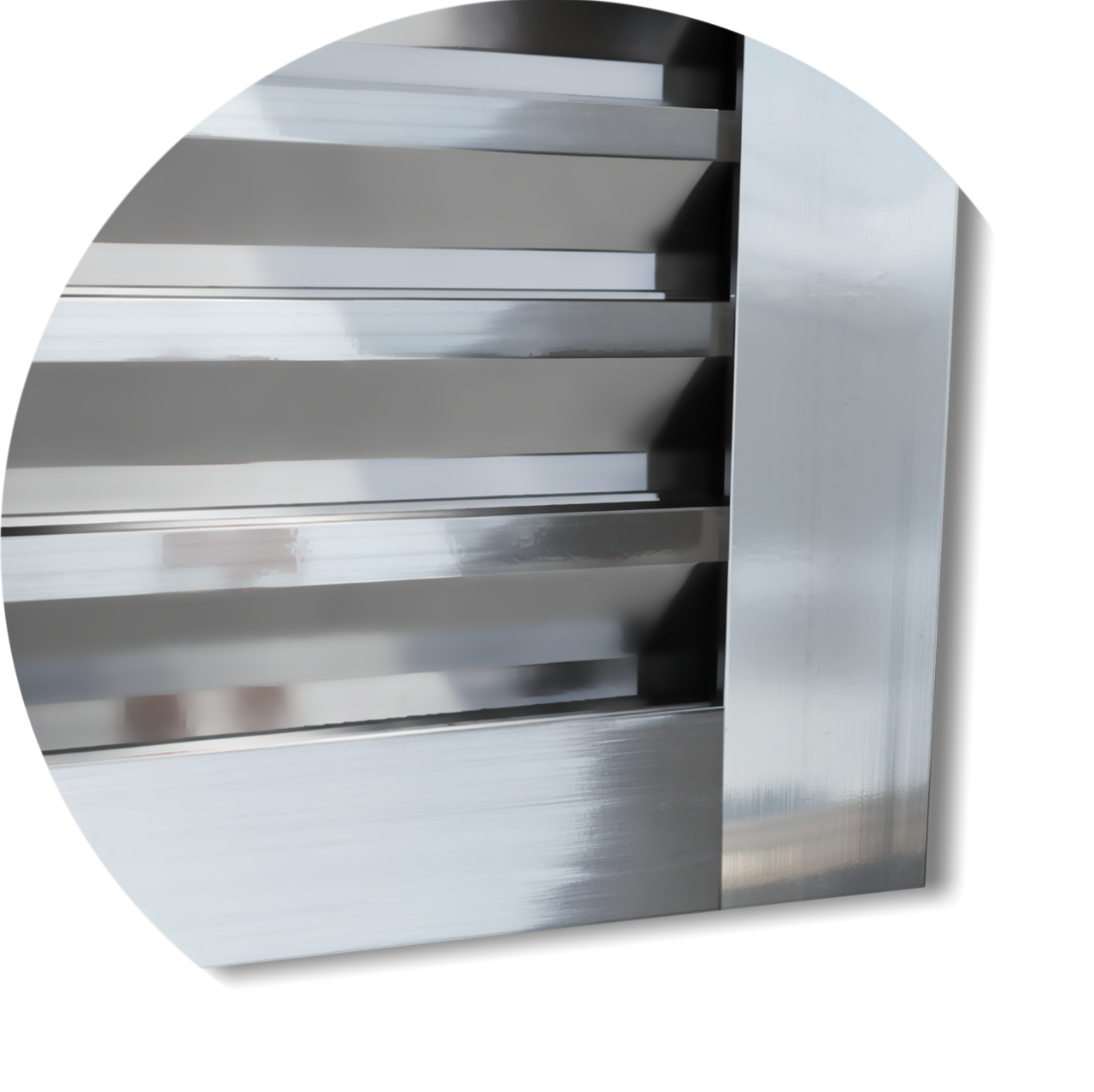 Porta de Alumínio Cozinha Linha Super-25 brilhante