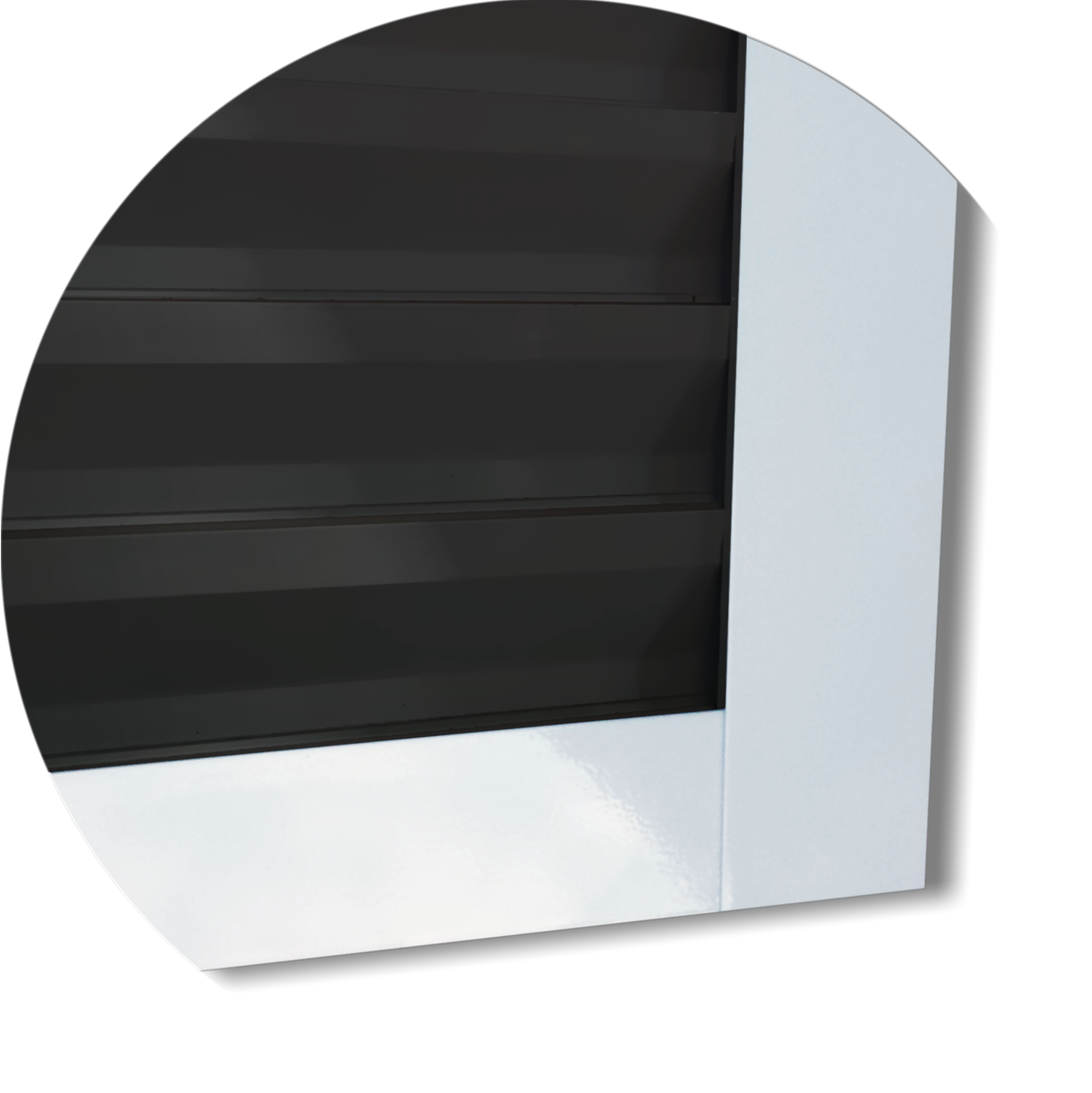 Porta de Alumínio Cozinha Linha Super-25 mix preto
