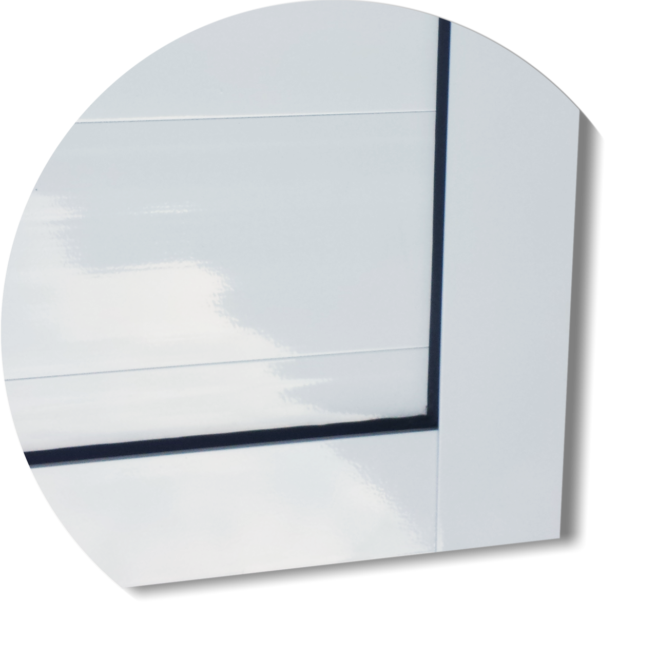 Porta de Alumínio Lambril c/grade Linha Super-25 branco
