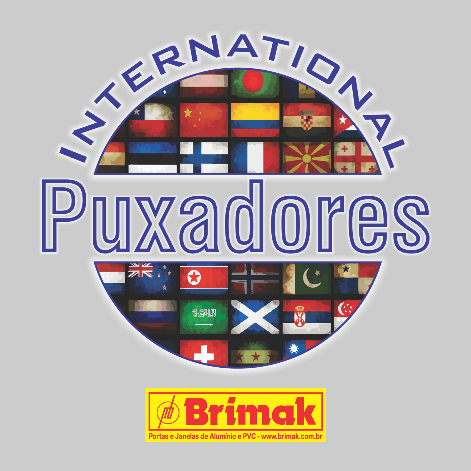 Puxador de alumínio modelo Londres escovado