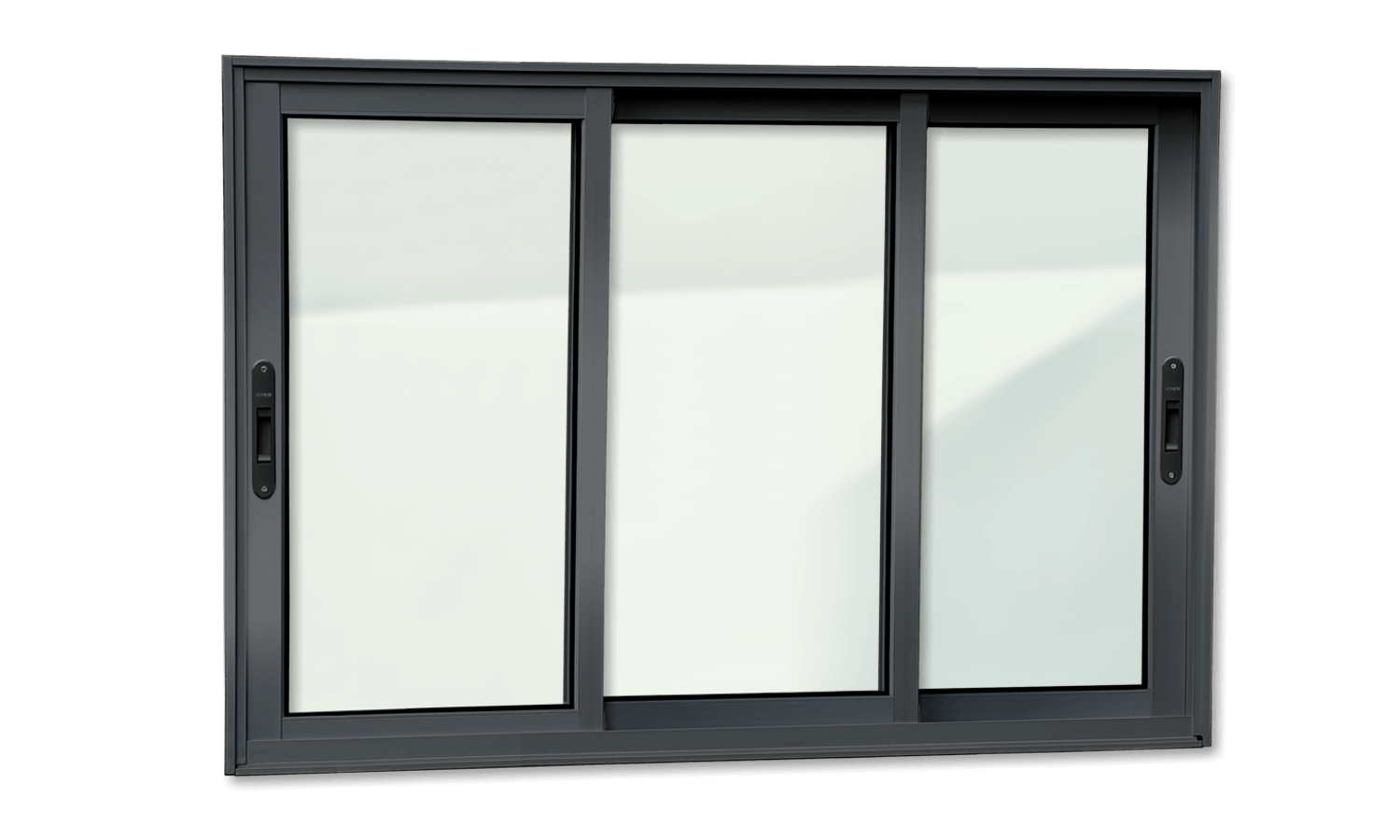 Janela de Alumínio 3 Folhas Elite Preto