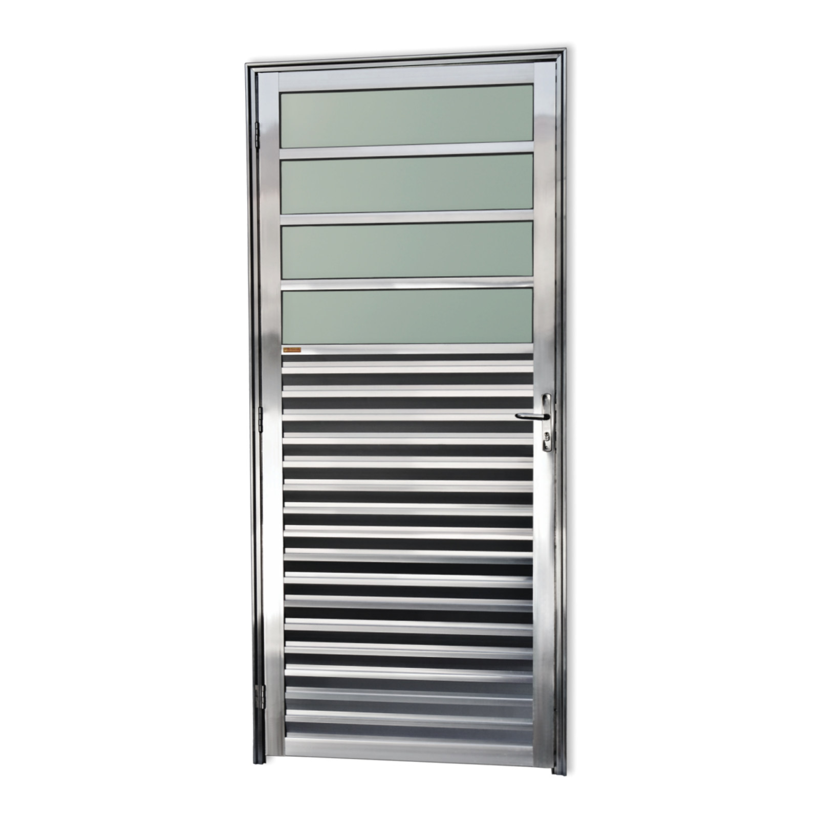 Porta de Alumínio Cozinha Linha Super-25 brilhante