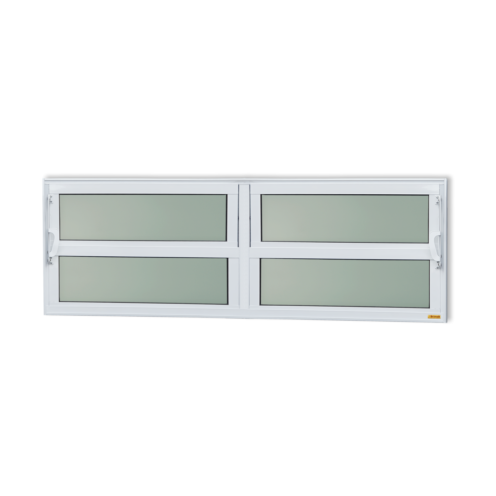 Basculante de Alumínio Elite 2 seções (2F+2M) branco