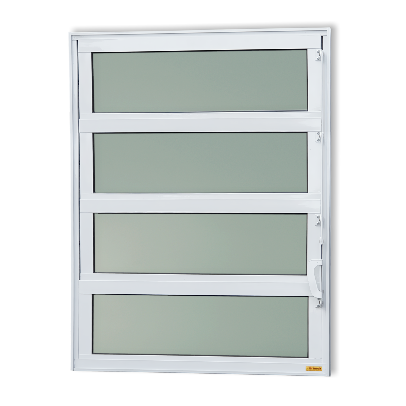 Basculante de Alumínio Elite 1 seção (1F+3M) branco