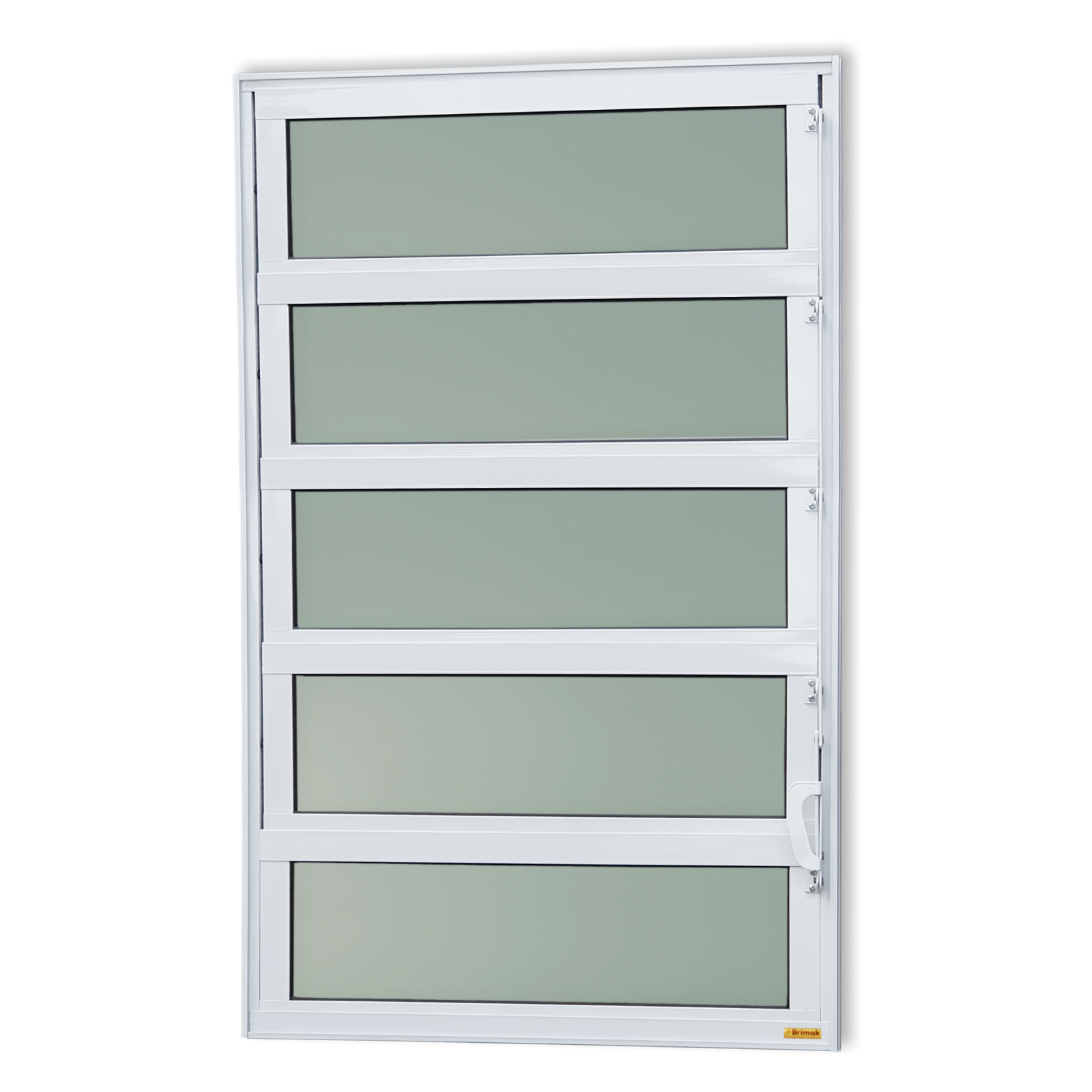 Basculante de Alumínio Elite 1 seção (1F+4M) branco