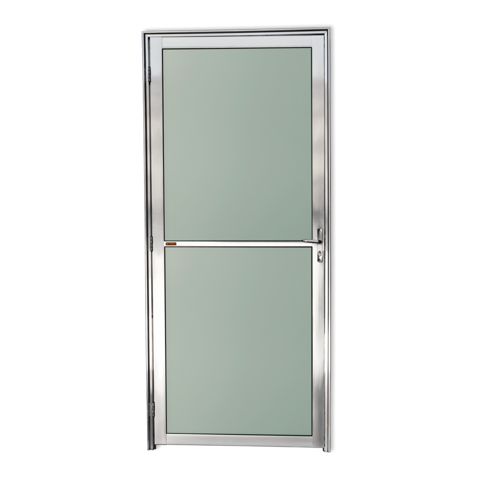 Porta de Alumínio Vidrão Linha Super-25 brilhante