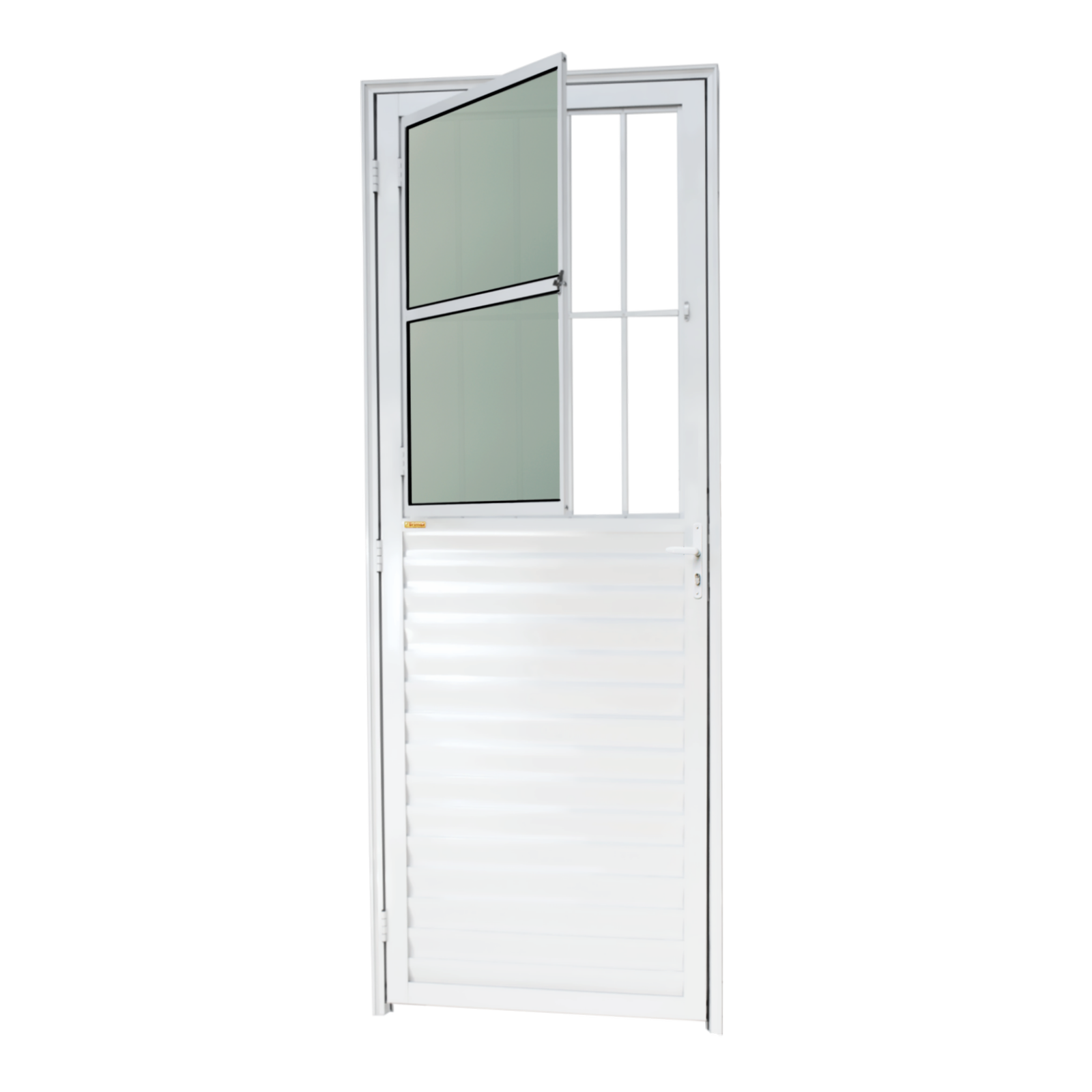 Porta de Alumínio Sala Linha L-25 branco