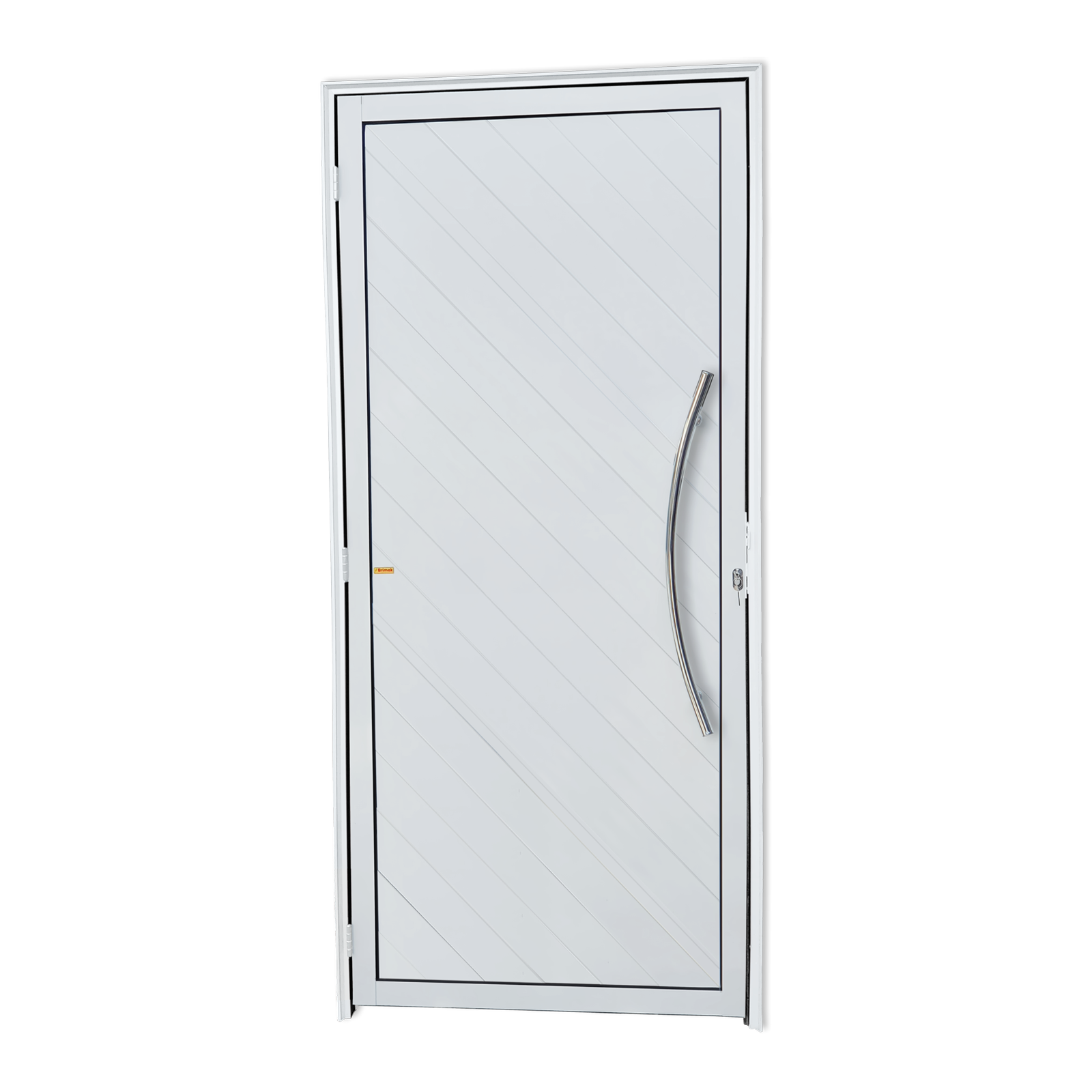 Porta de Alumínio Savana c/Puxador Linha Super-25 branco