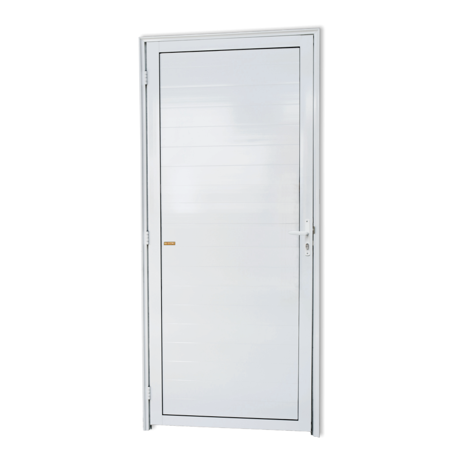 Porta de Alumínio Lambril Linha Super-25 branco