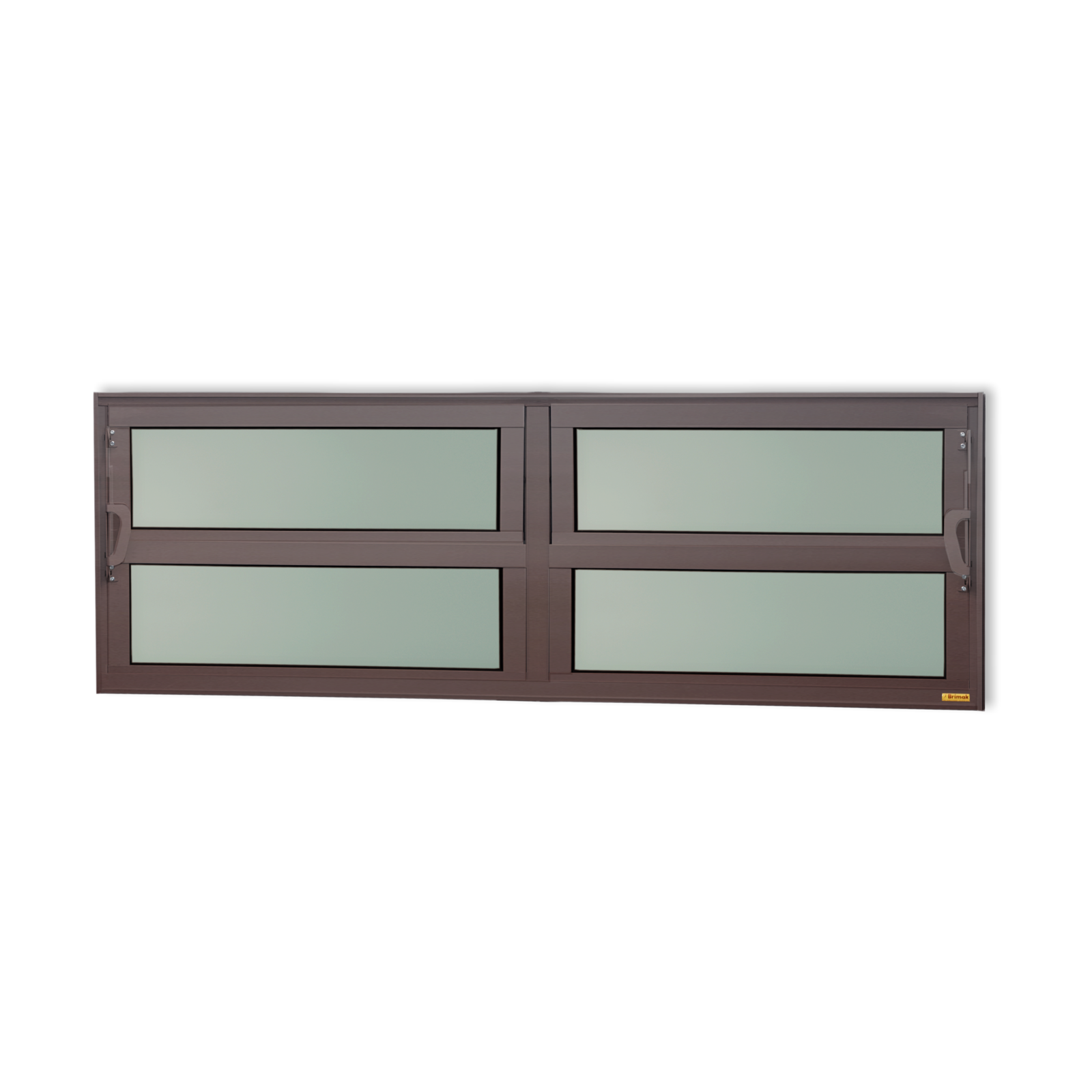 Basculante de Alumínio Elite 2 seções (2F+2M) corten