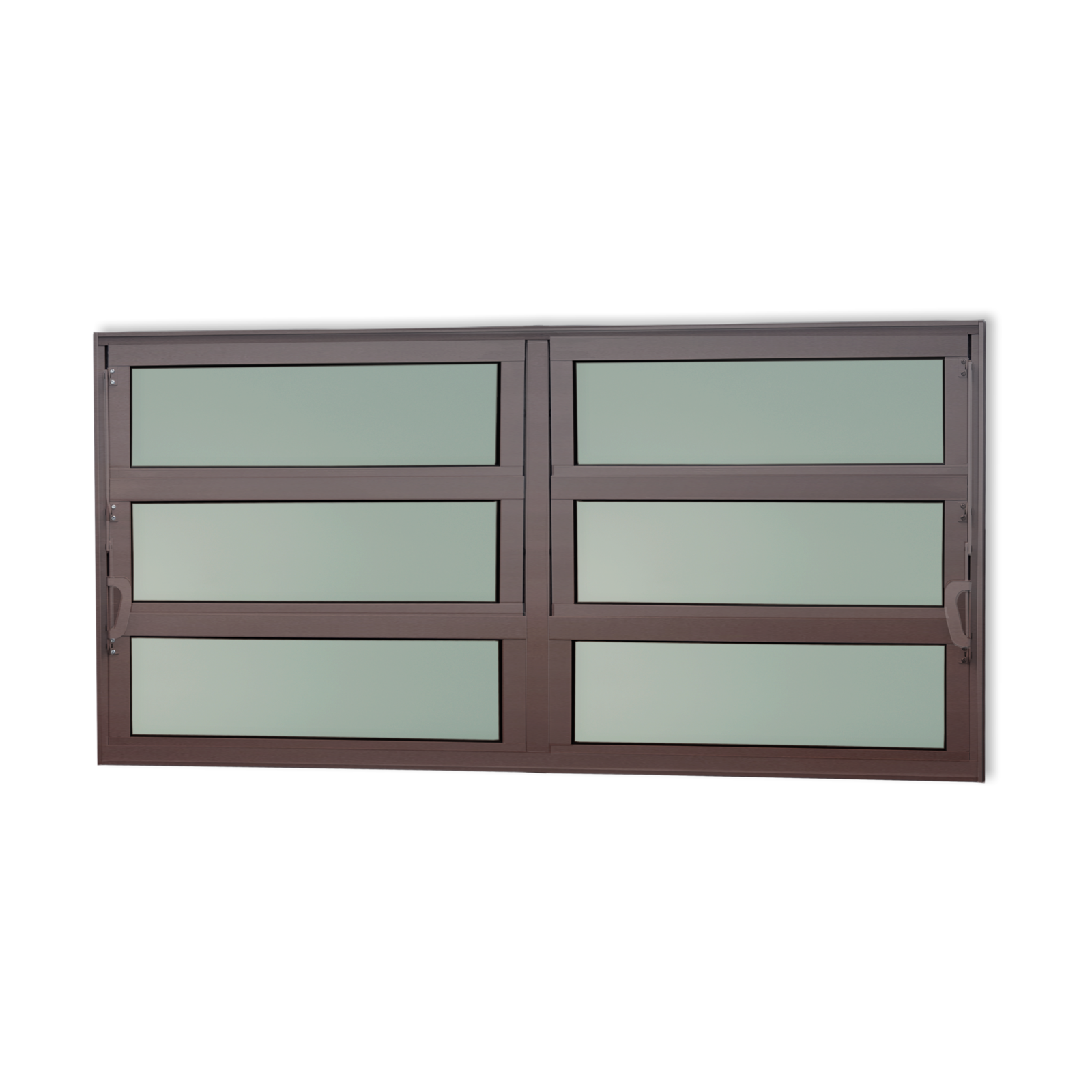 Basculante de Alumínio Elite 2 seções (2F+4M) corten