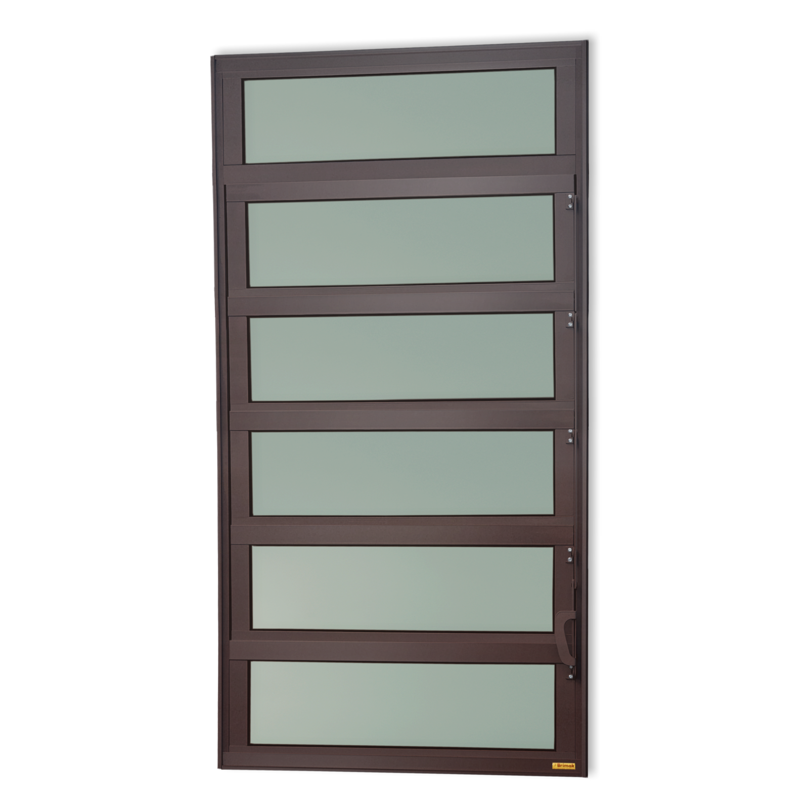 Basculante de Alumínio Elite 1 seção (2F+4M) corten