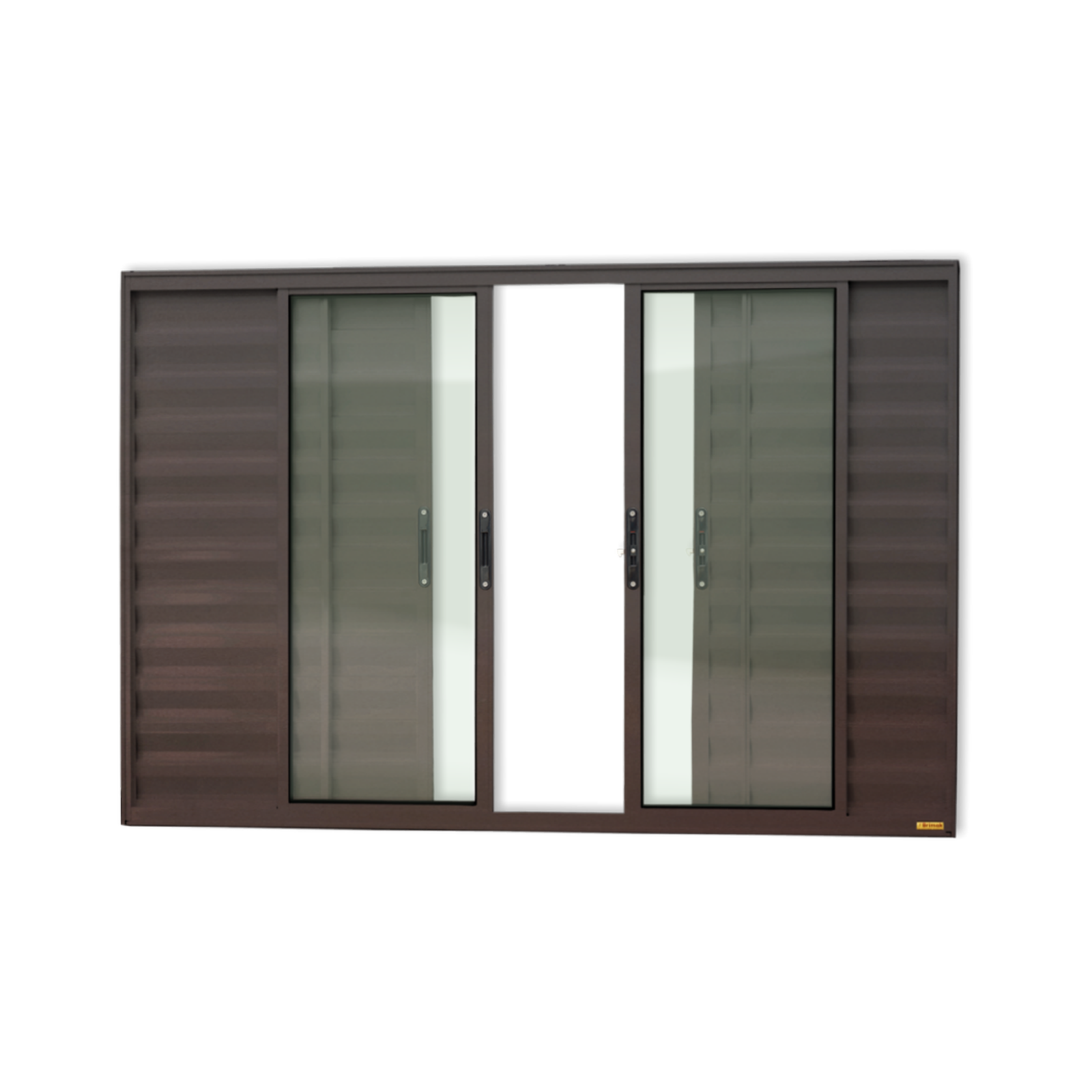 Veneziana de Alumínio 6 Folhas corten
