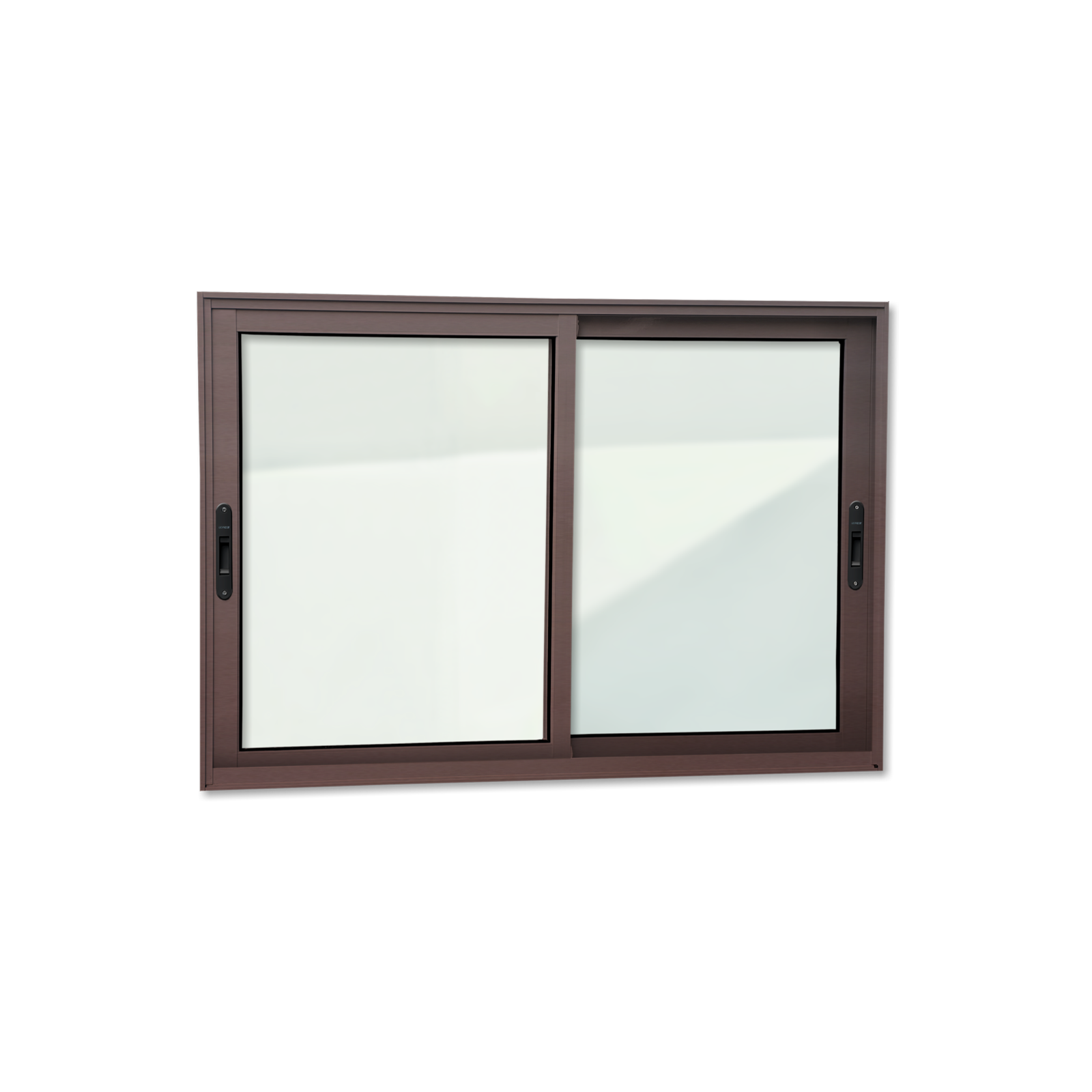 Janela de Alumínio 2 Folhas Elite corten
