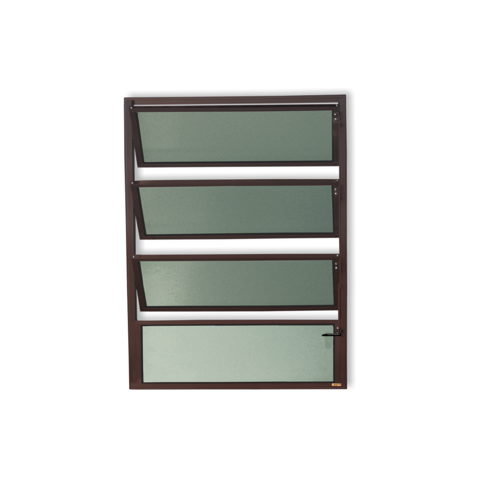 Basculante de Alumínio Plus 1 seção (1F+3M) corten