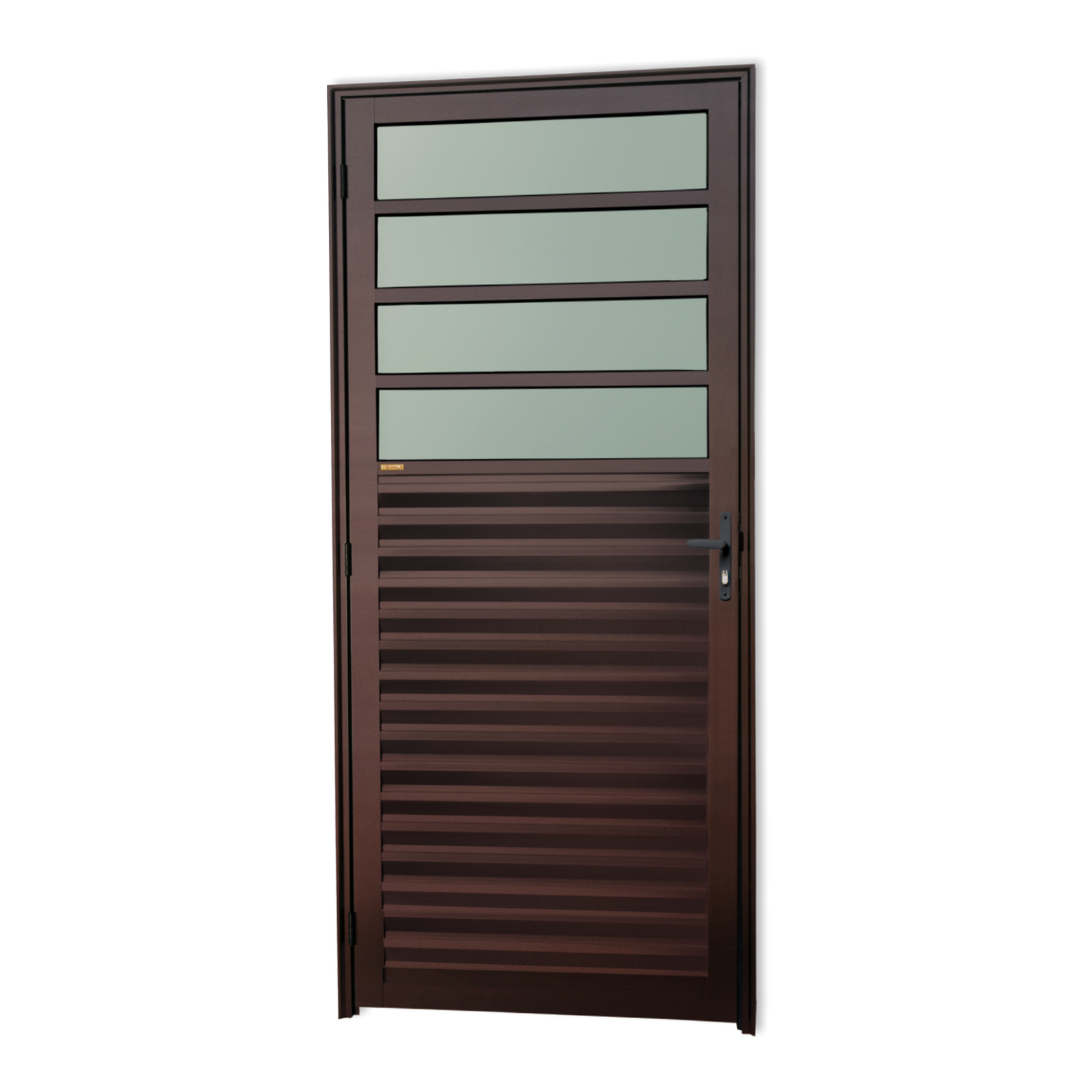 Porta de Alumínio Cozinha Linha Super-25 corten