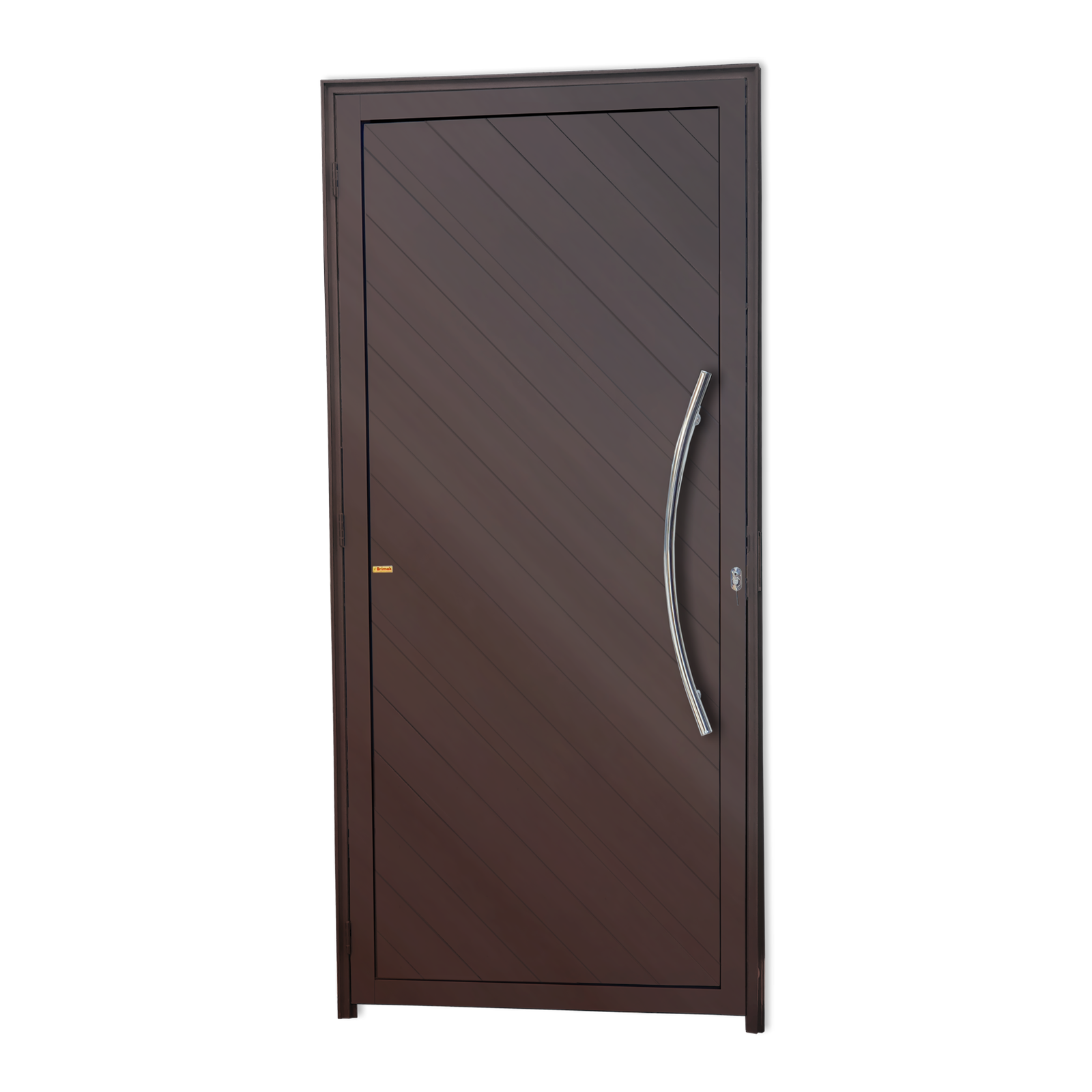 Porta de Alumínio Savana c/Puxador Linha Super-25 corten