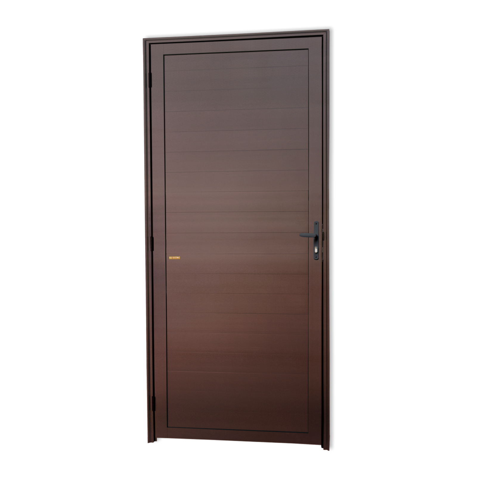 Porta de Alumínio Lambril Linha Super-25 corten