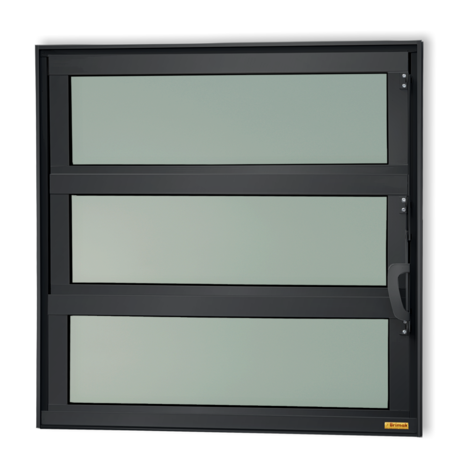 Basculante de Alumínio Elite 1 seção (1F+2M) preto