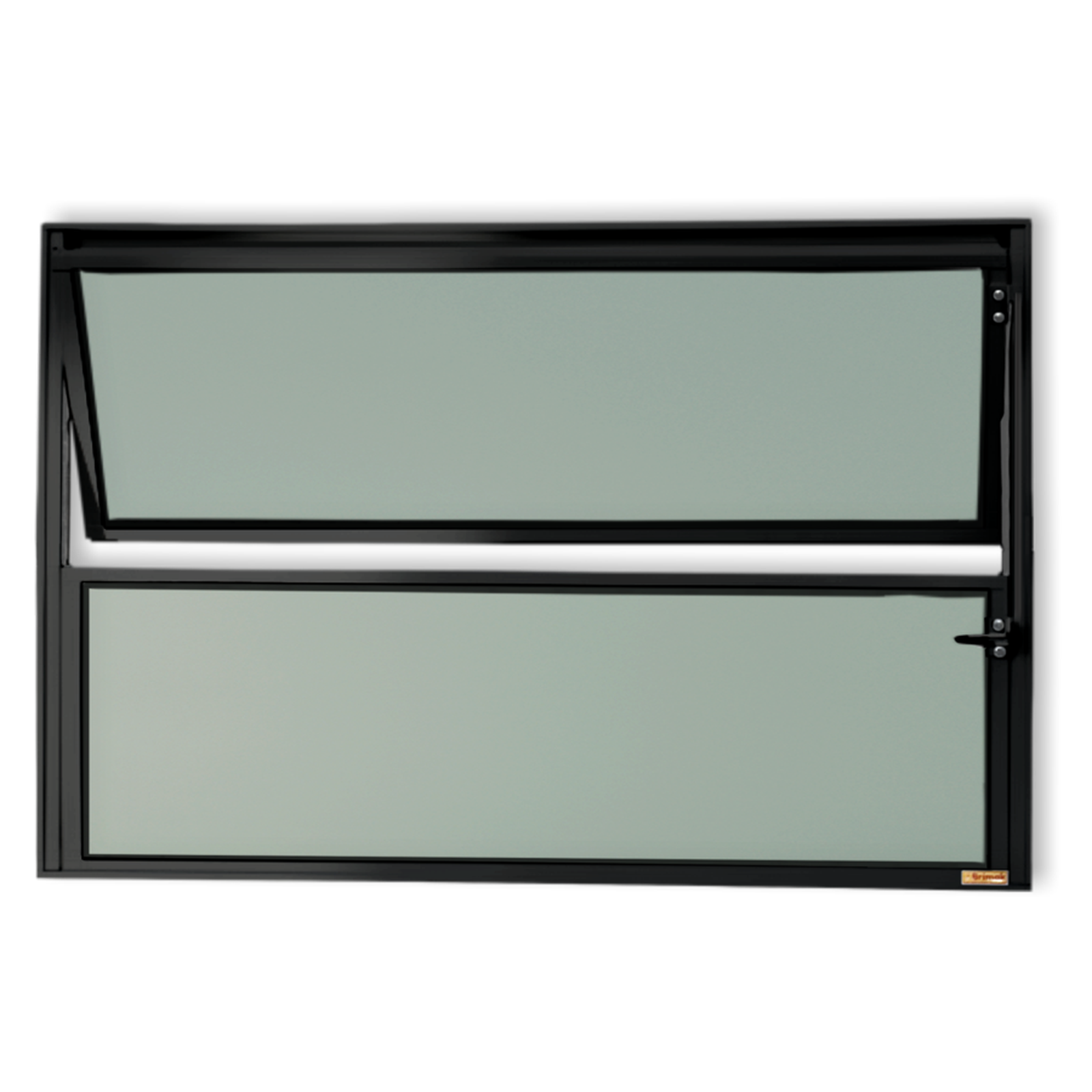 Basculante de Alumínio Master 1 seção (1F+1M) preto