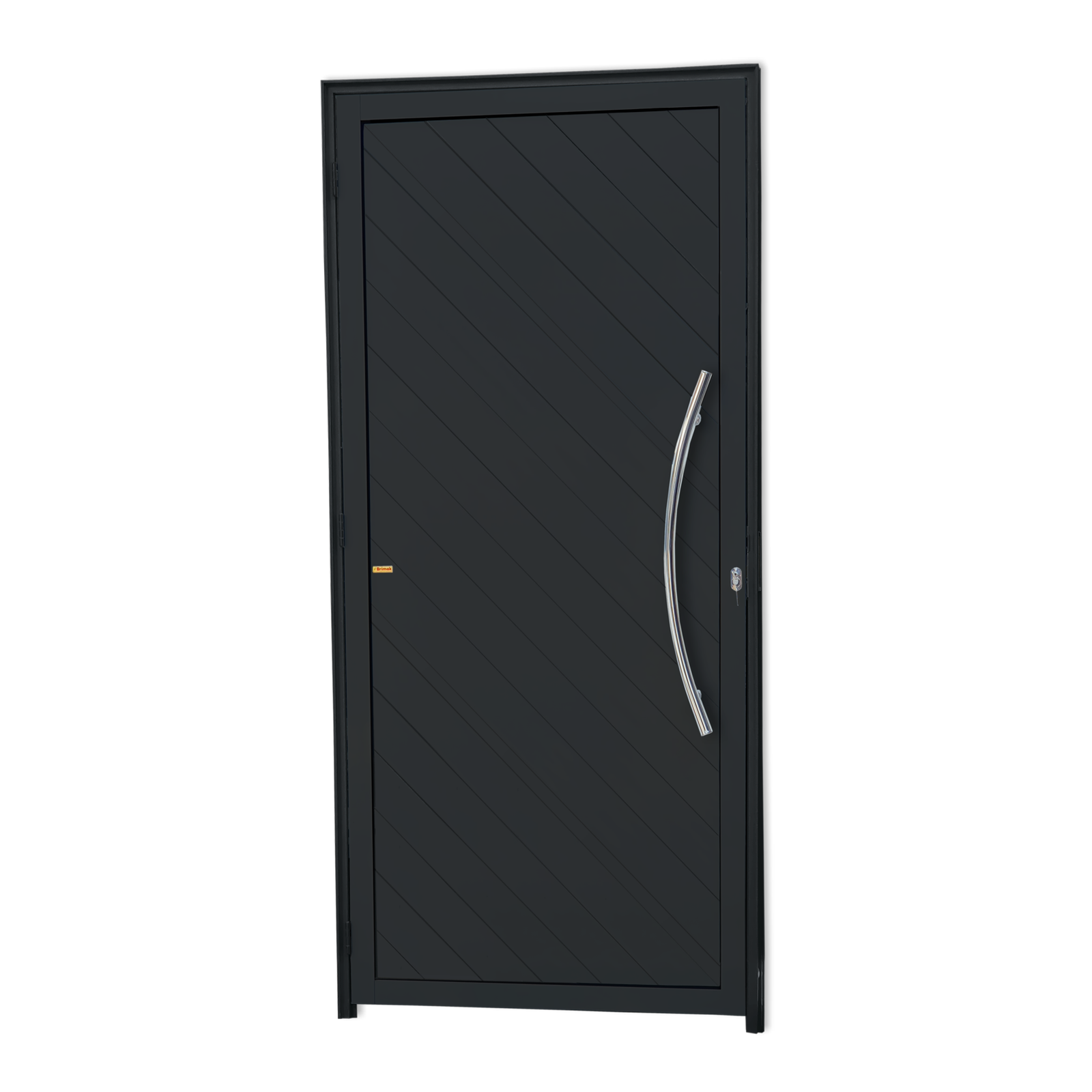 Porta de Alumínio Savana c/Puxador Linha Super-25 preto