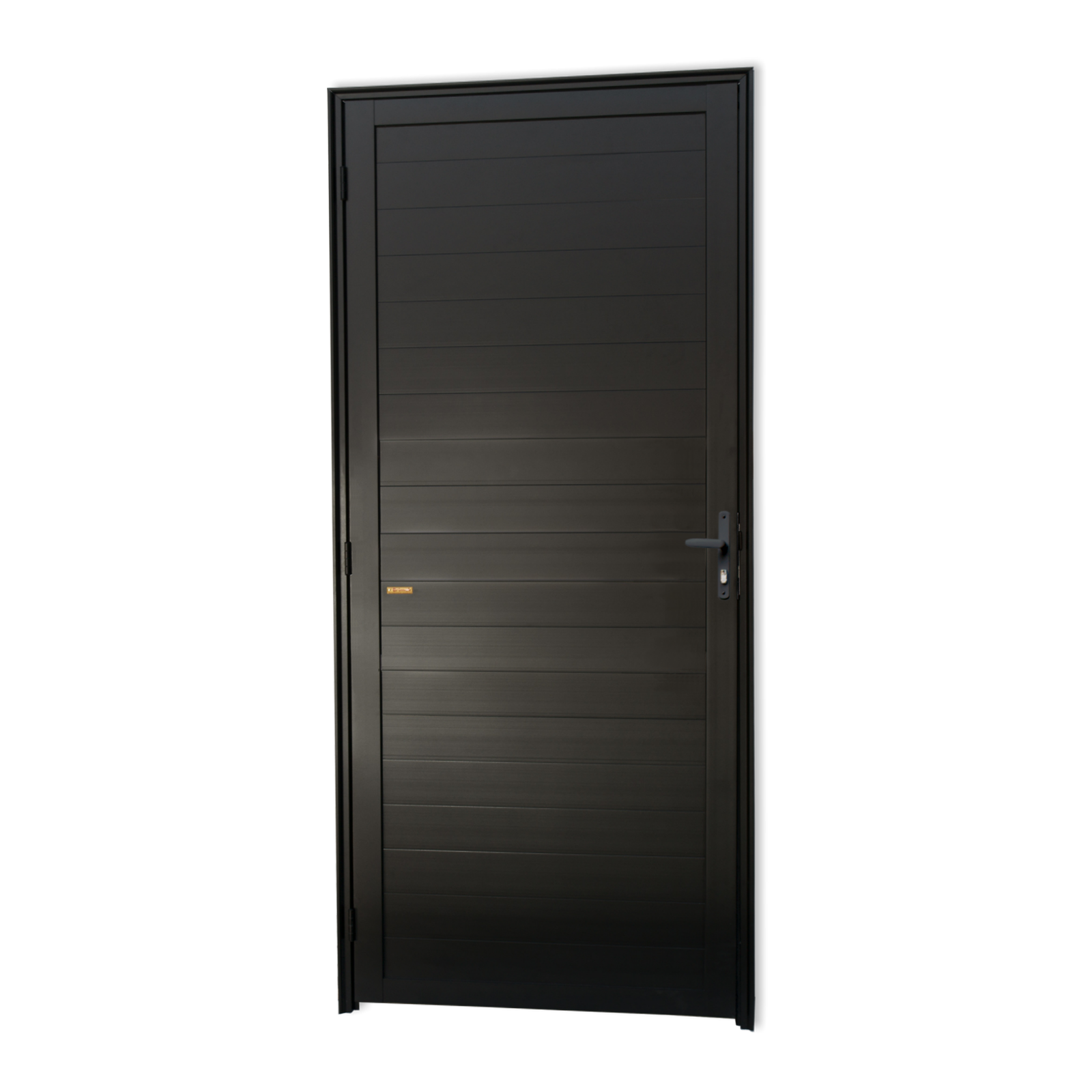 Porta de Alumínio Lambril Linha Super-25 preto