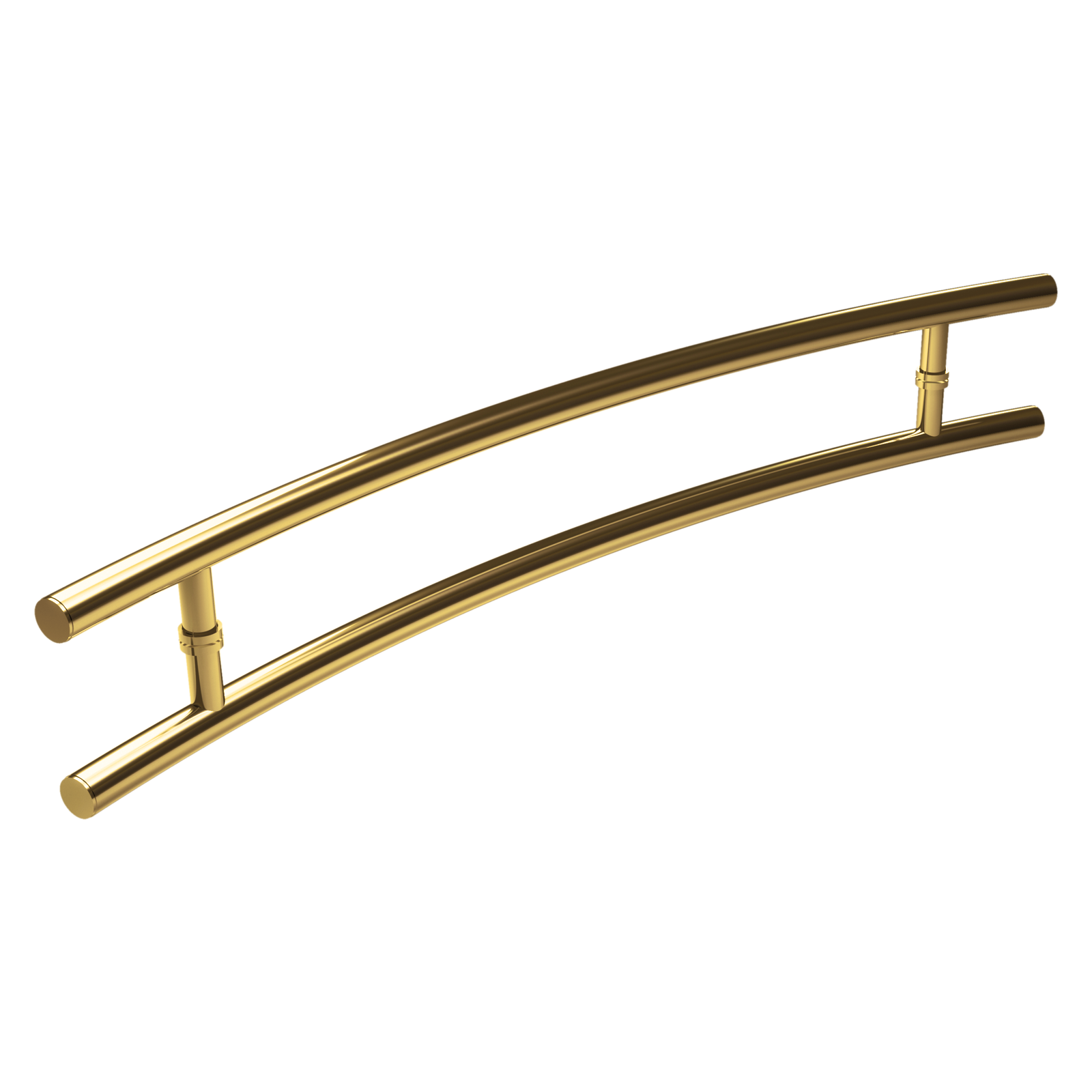 Porta Pivotante de Alumínio Oasis c/Puxador Linha Super-25 corten dourado