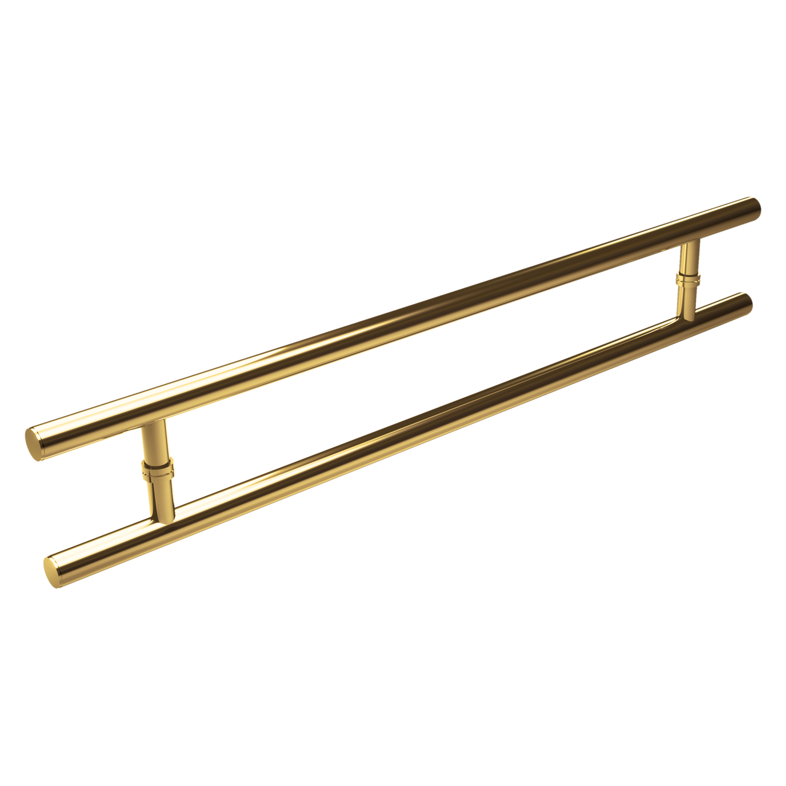 Porta de Alumínio Lambril c/Puxador Linha Super-25 preto dourado