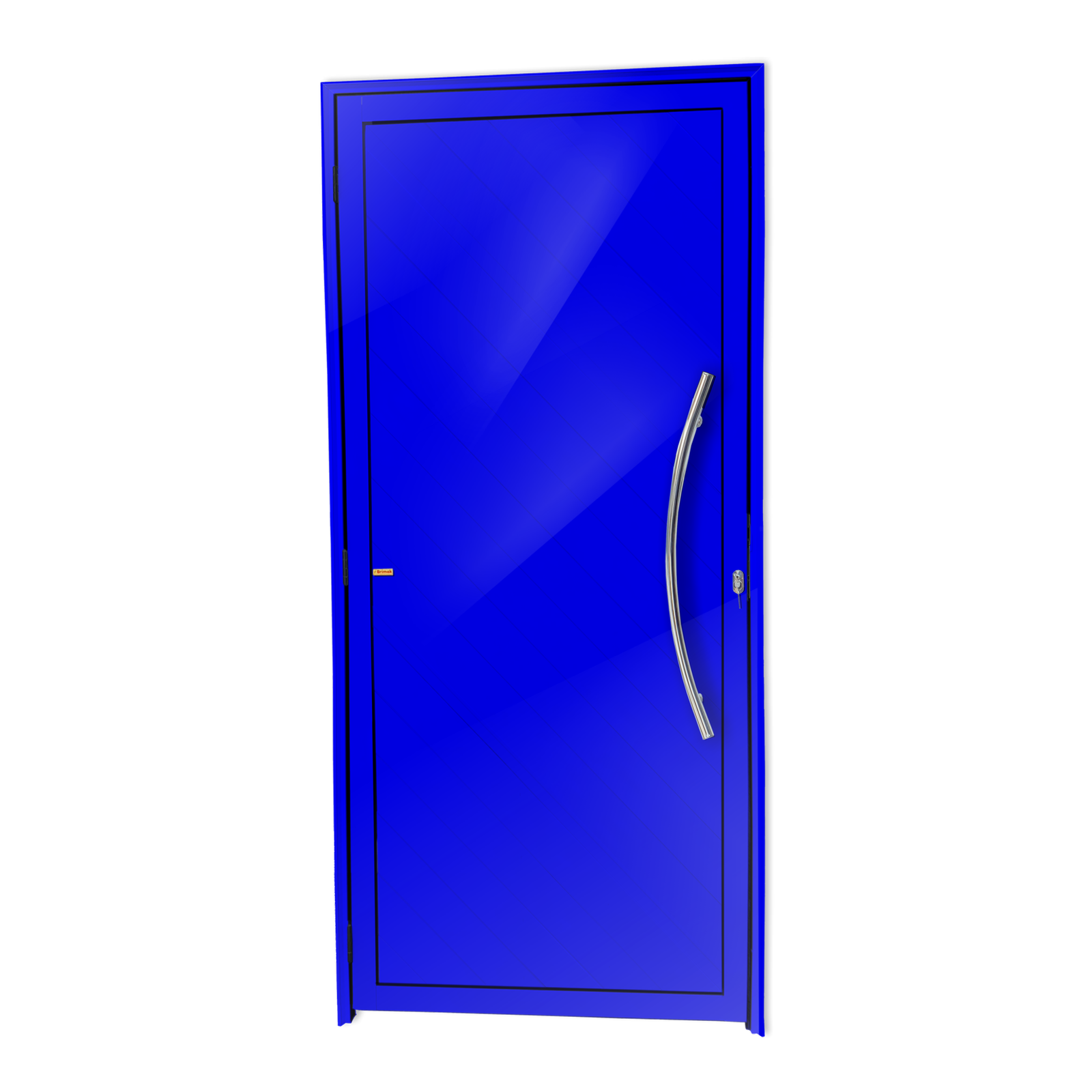Porta de Alumínio Savana c/Puxador Linha Super-25 azul